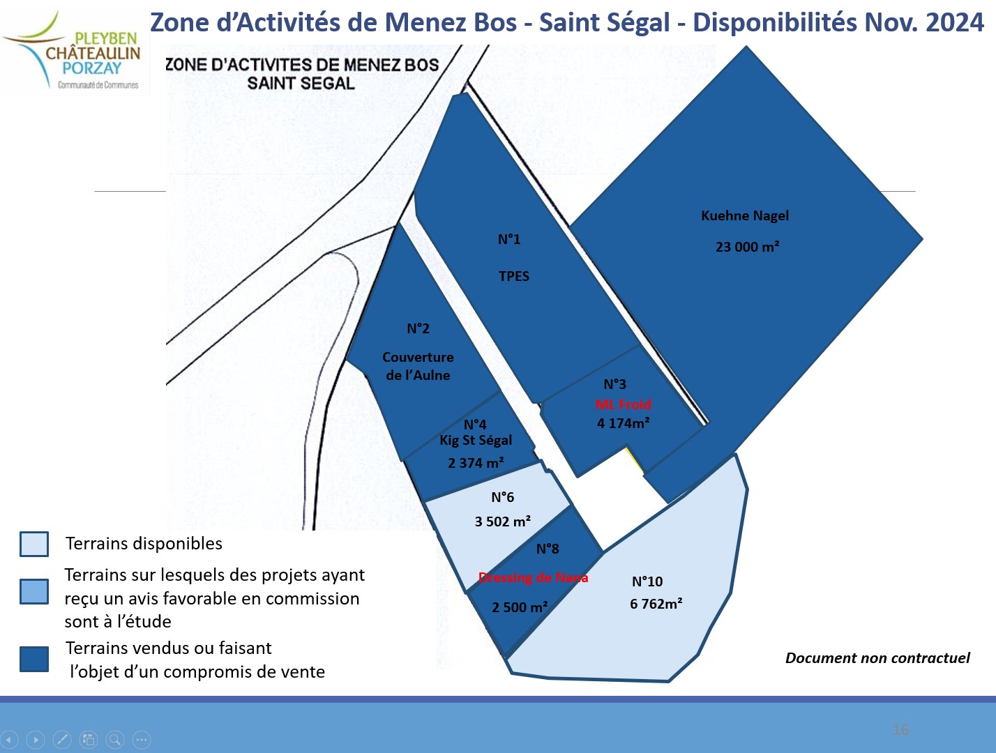 Visuel 2 de l'annonce : Terrains constructibles - SAINT-SEGAL - ZA de Menez Bos