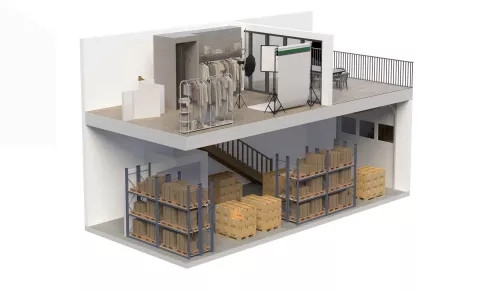 Visuel 3 de l'annonce : Location de cellule d’activité à Brest, porte de Plouzané